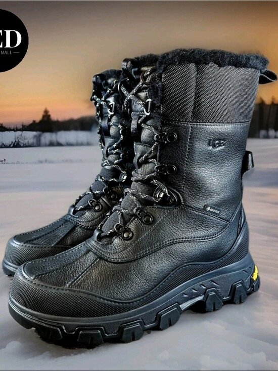 UGG Black Adirondack Meridian Gore-Tex Extreme Boots 1143839 - Women's Size 7 - Picture 1 of 14